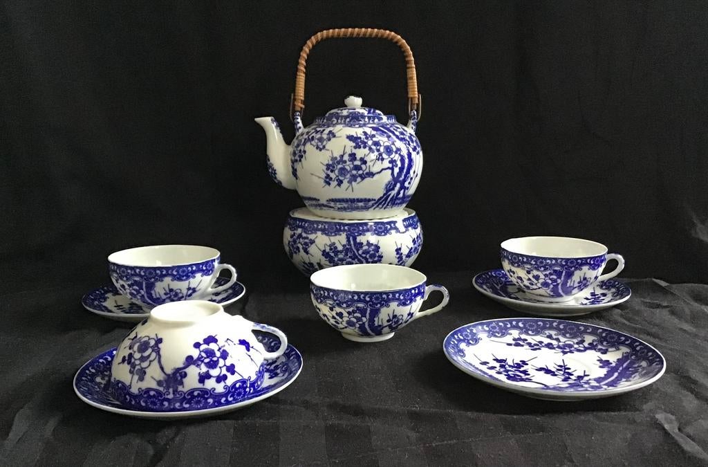 Japans Sakura Blossom servies geisha, Ophalen, Porselein, Overige stijlen