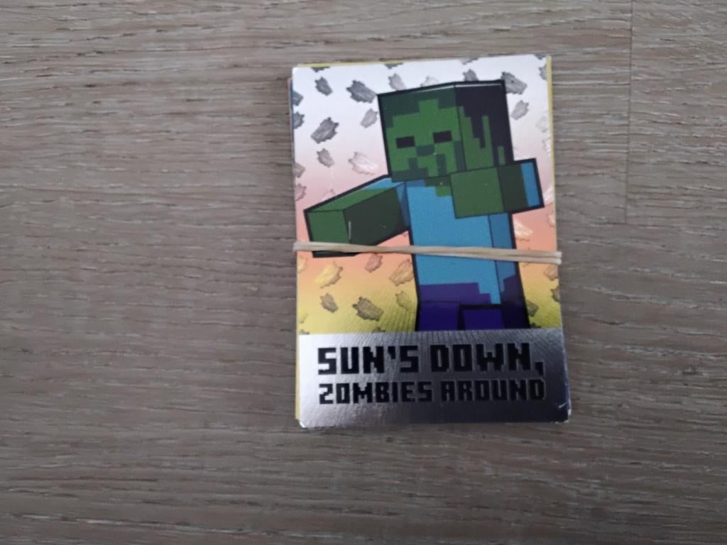 Mooie minecraft kaarten, Ophalen of Verzenden, Zo goed als nieuw, Meerdere plaatjes