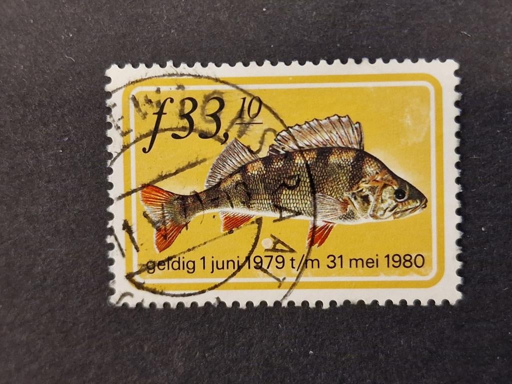 Grote Visakte legeszegel 1979 / 1980 Nederland, Postzegels en Munten, Ophalen of Verzenden