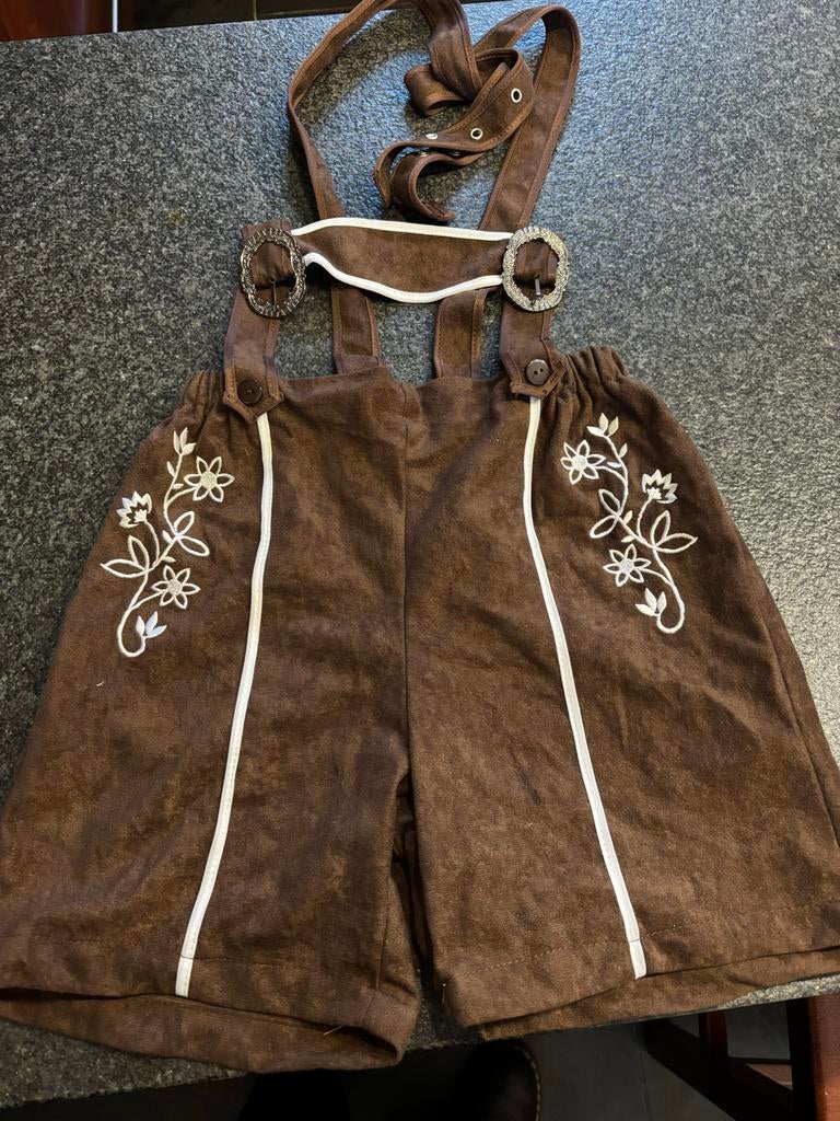Tiroler Carnaval Outfit Maat 152, Kinderen en Baby's, Ophalen of Verzenden, Zo goed als nieuw, 146 t/m 152, Jongen of Meisje