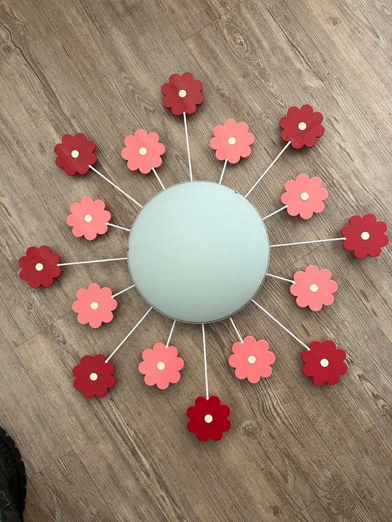 Leuke meiden plafoniere, Ophalen, Minder dan 50 cm, Rond, Zo goed als nieuw