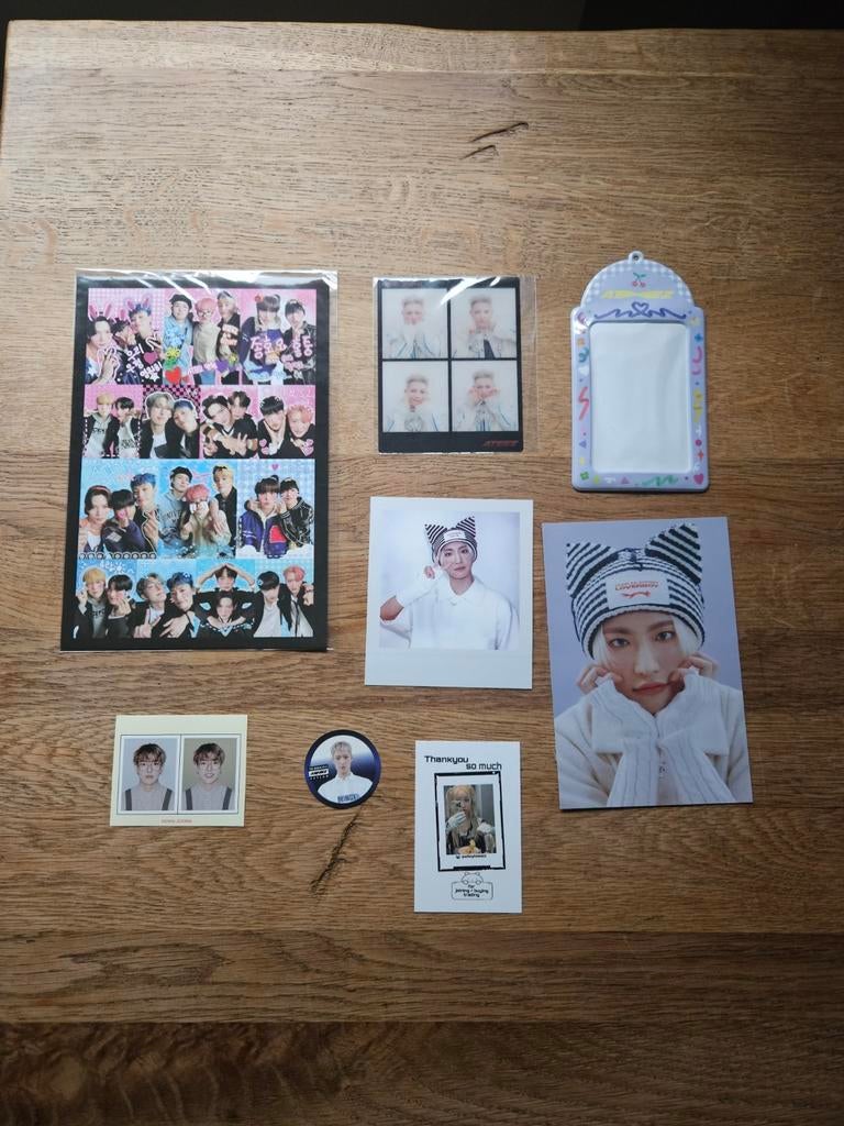 Ateez kpop inclusions misc, Hobby en Vrije tijd, Scrapbooking, Ophalen of Verzenden