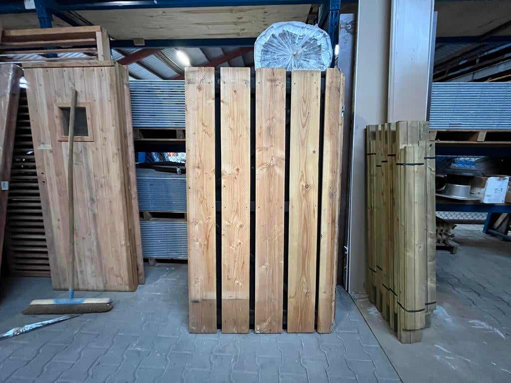 Houten Tuindeur 180x100 - B Keus, Ophalen, 120 cm of meer, 200 tot 215 cm, Buitendeur