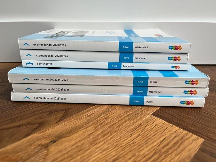 4 Examenbundels + 1 samengevat Havo., Ophalen of Verzenden, Zo goed als nieuw, HAVO, Overige vakken