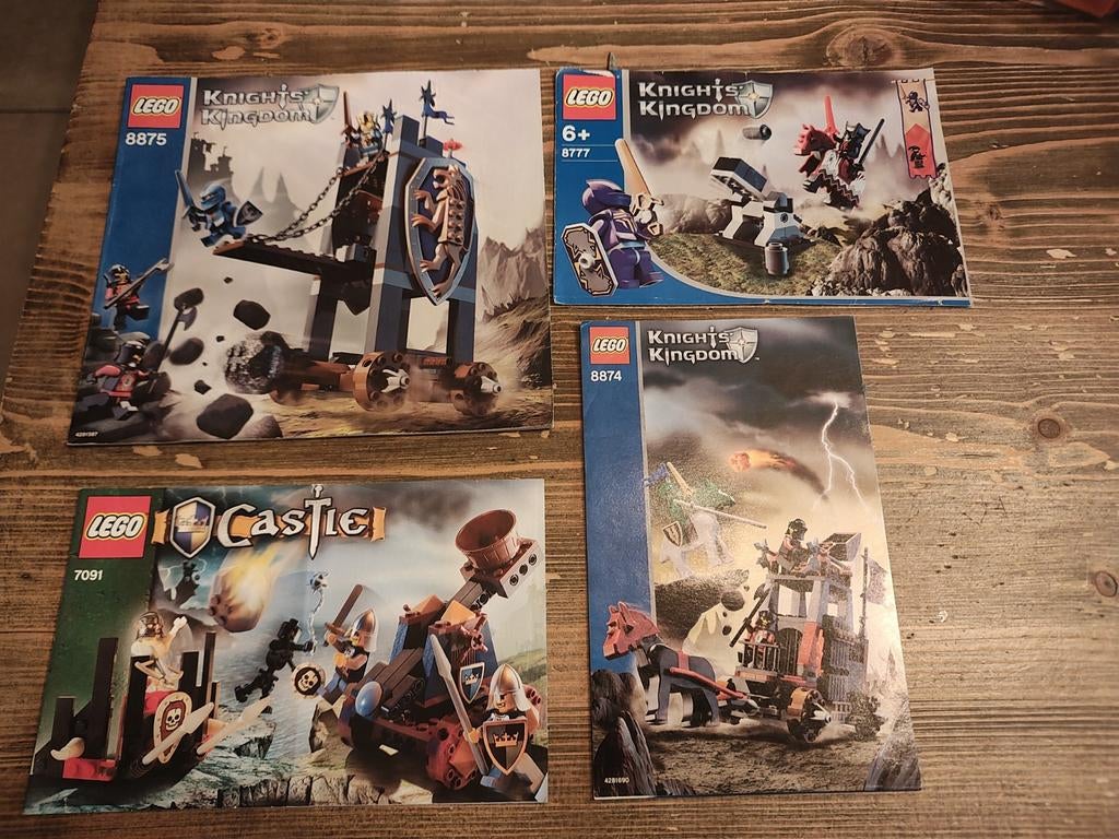Lego instructie boekjes 8875, 8777, 8874, 7091, Ophalen of Verzenden