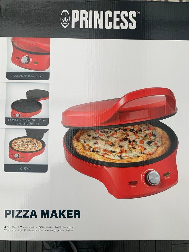 Princess Pizza Maker - Nieuw in doos, Witgoed en Apparatuur, Ophalen, Nieuw
