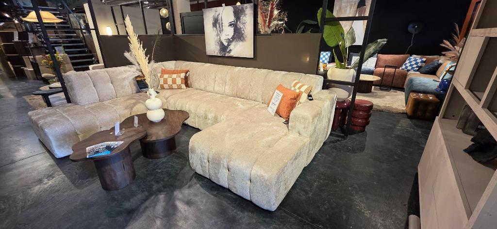 U-Bank Dublin | blokdesign | Beige | Incl 5 Jaar Just enjoy!, Huis en Inrichting, Banken | Bankstellen, JaRa, Overige maten, Bornsestraat 31