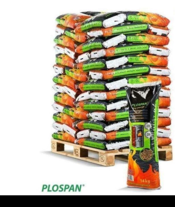 Plospan houtpellets mix 56x14kg, Minder dan 3 m³, Ophalen, Overige houtsoorten, Blokken