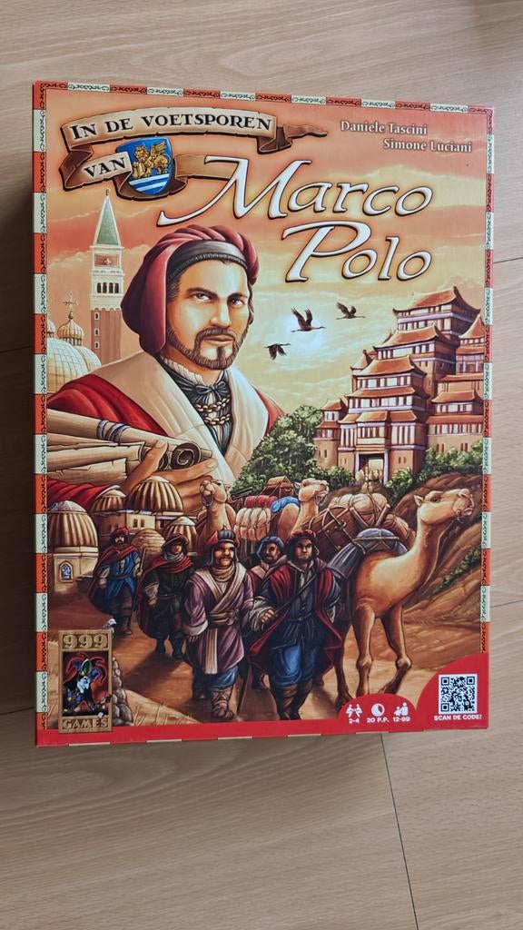 Marco Polo Bordspel, Gebruikt, Hans im Glück, Ophalen of Verzenden, Een of twee spelers