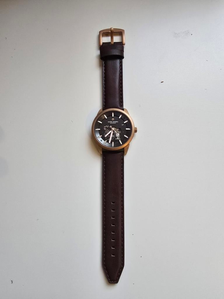 Alpha Sierra Heartbeat Limited Edition Horloge, Overige merken, Leer, Staal, Polshorloge