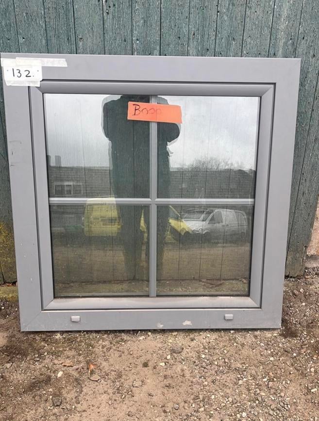 (132) Nieuw aluminium vast raamkozijn incl glas, Raamkozijn, Inclusief glas, 75 tot 150 cm, Ophalen
