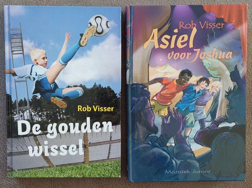 Rob Visser: Asiel voor Joshua/ De gouden wissel, Ophalen of Verzenden, Zo goed als nieuw