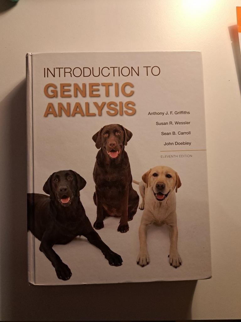 Introduction to Genetic Analysis - perfecte staat, Ophalen of Verzenden, WO, Zo goed als nieuw, Griffiths, Wessler, Carroll, Doebly