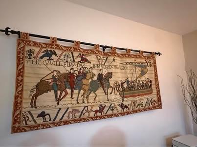 Wandtapijt Bayeux Stijl - Saxon Extract, Antiek en Kunst, Ophalen
