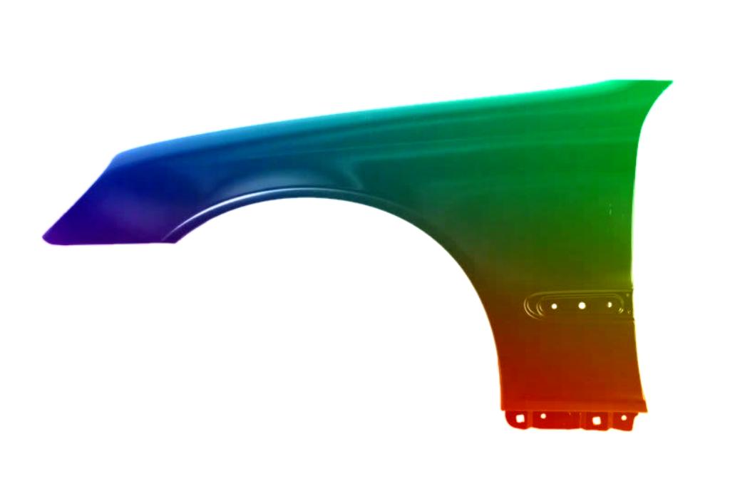 Voor Mercedes C-Klasse W203 2000-2007 Spatbord links gespote