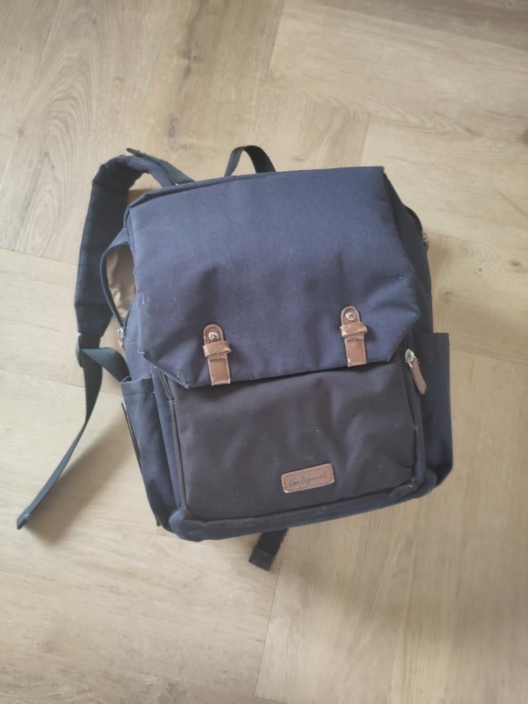 Babymel Luiertas Rugzak - Donkerblauw, Ophalen of Verzenden, Gebruikt, Rugzak