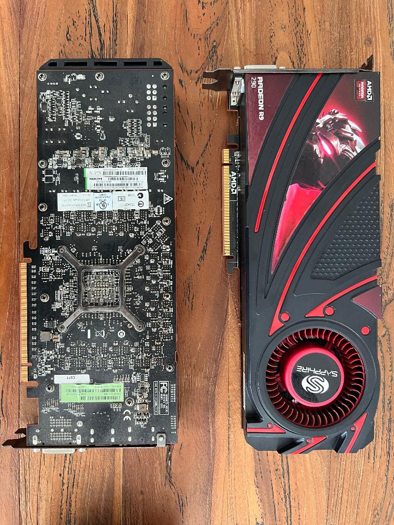 2x AMD Radeon R9 290 – origineel, werkend, Computers en Software, Videokaarten, Gebruikt, AMD, PCI-Express 3.0, GDDR5, HDMI, DisplayPort