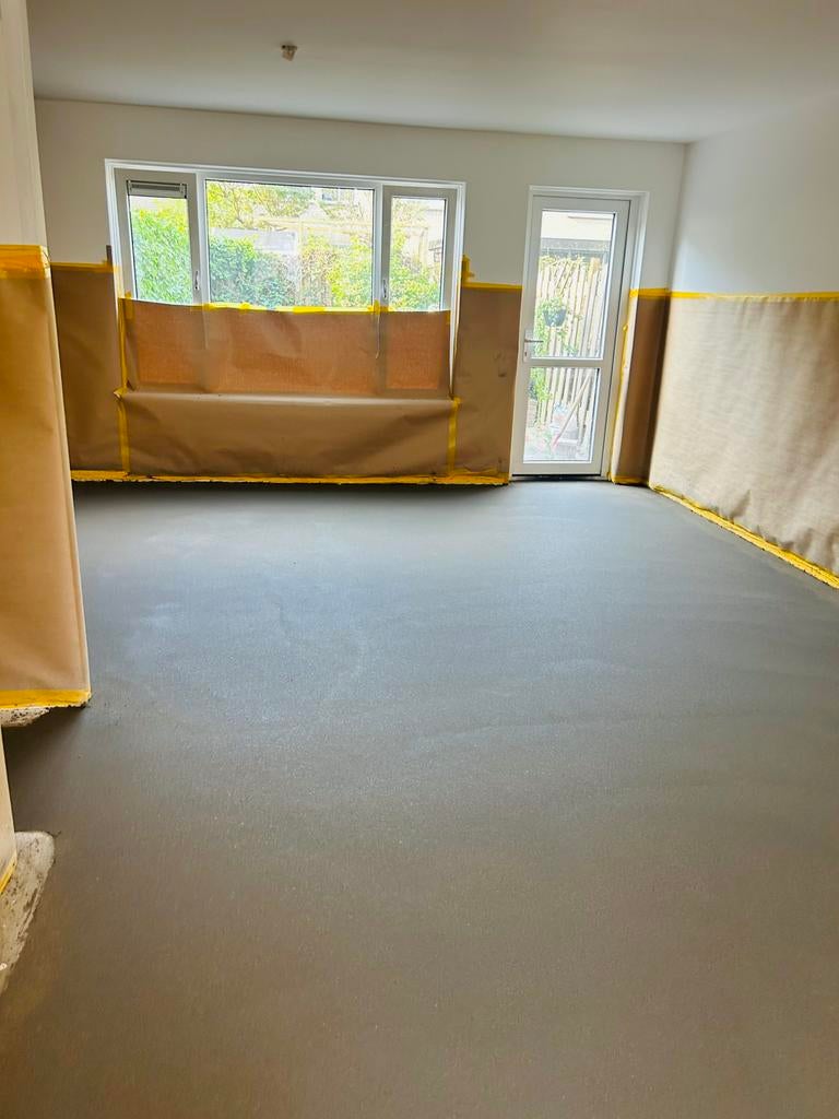 Cement dek vloer, Vloerbewerking of Renovatie