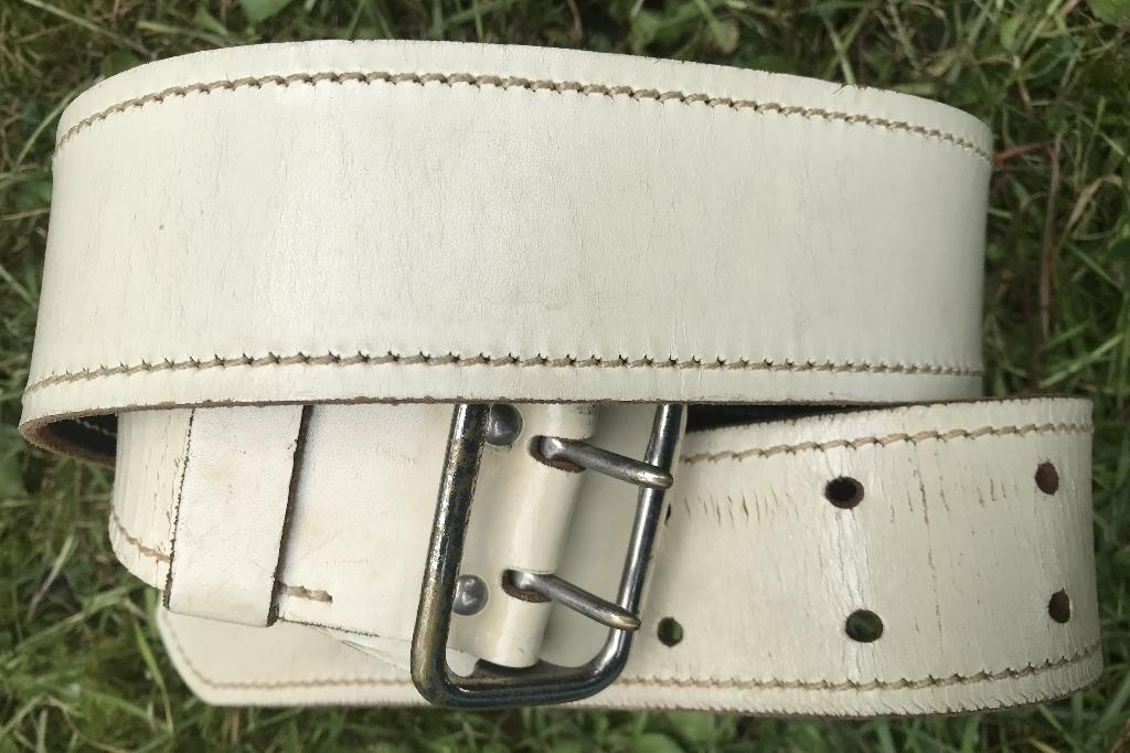 riem fanfare uniform, koppel, Ophalen of Verzenden, Riem of Ceintuur, Gedragen, Wit