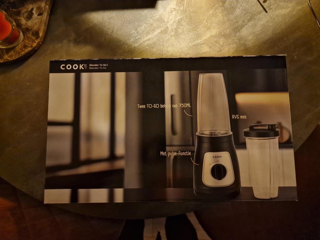 Cook Blender - Nieuw in doos!, Witgoed en Apparatuur, Ophalen of Verzenden