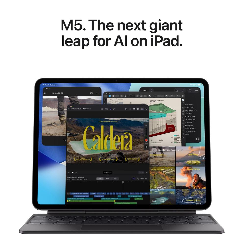 APPLE iPad Pro M5 (2025) 13" 512 GB Wi-Fi + Cellular, Apple, Apple iPad, Zwart, Ophalen of Verzenden