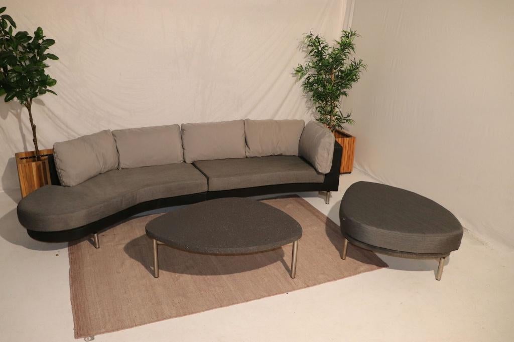4 Seasons Outdoor curve bank loungeset SALE#66, Tuin en Terras, Tuinsets en Loungesets, Zo goed als nieuw, Loungeset, Overige materialen