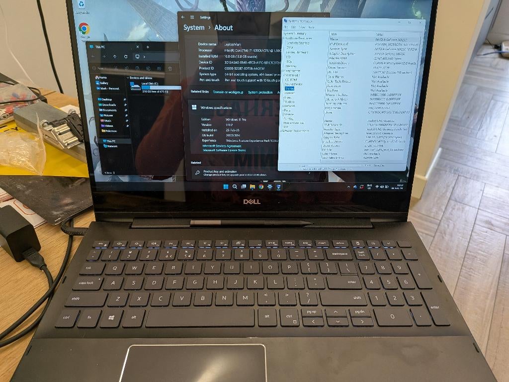 Dell Inspiron 7591 2-in-1, Ophalen, Gebruikt, 512 GB, Met videokaart