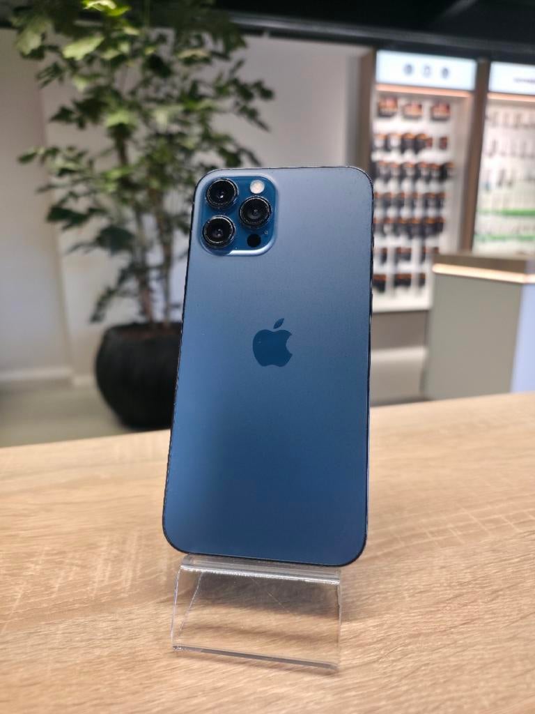 iPhone 12 Pro Max 256GB Blauw Batterij 100% 2 jaar garantie, Telecommunicatie, Mobiele telefoons | Apple iPhone, 256 GB, Blauw