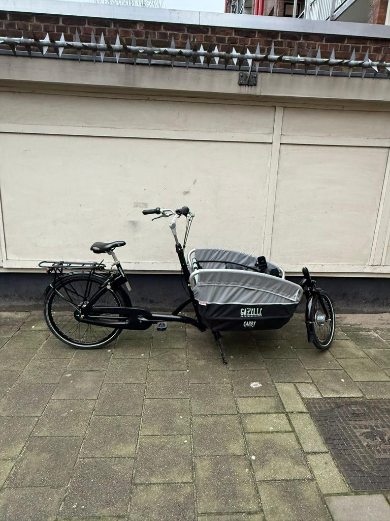 Gazelle cabby bakfiets zeer goeie conditie, Ophalen, Zo goed als nieuw, Gazelle, Versnellingen