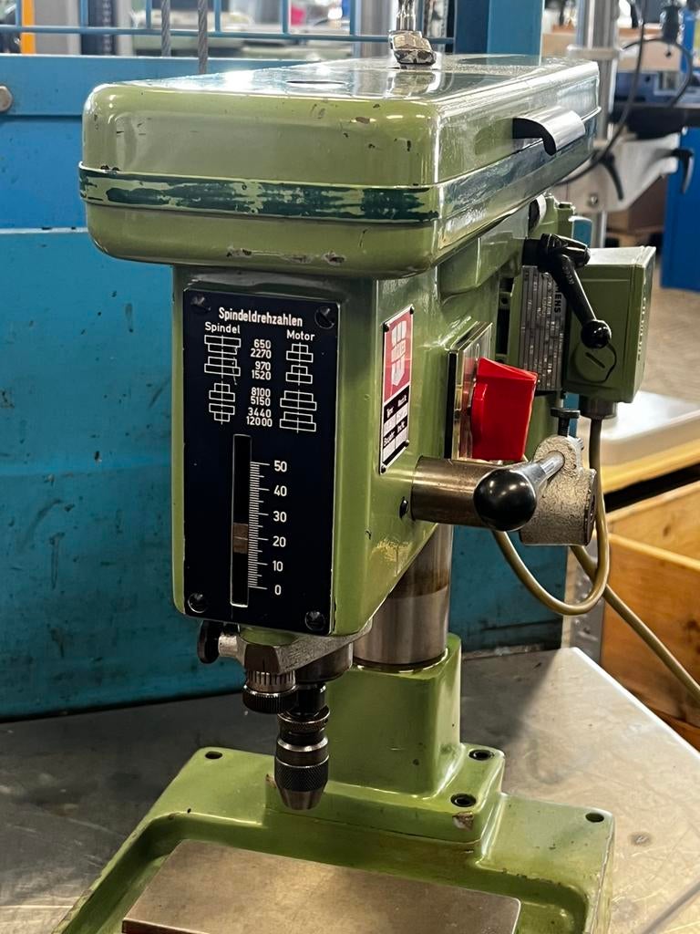 Wörner B4 kolomboormachine horlogemakers boormachine, 600 watt of meer, Worner, Dimatech, Zo goed als nieuw
