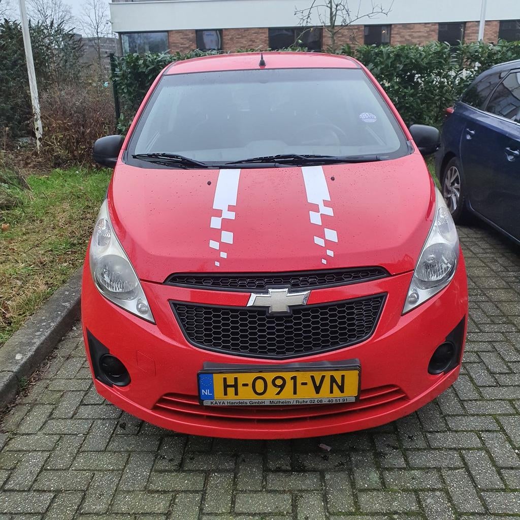 Chevrolet Spark 1.0 Bifuel 2011 Rood, Voorwielaandrijving, 839 kg, 4 cilinders, 68 pk