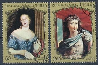 Tsjaad 1971 M406-407 gest., Postzegels en Munten, Postzegels | Afrika, Ophalen of Verzenden, Overige landen, Gestempeld