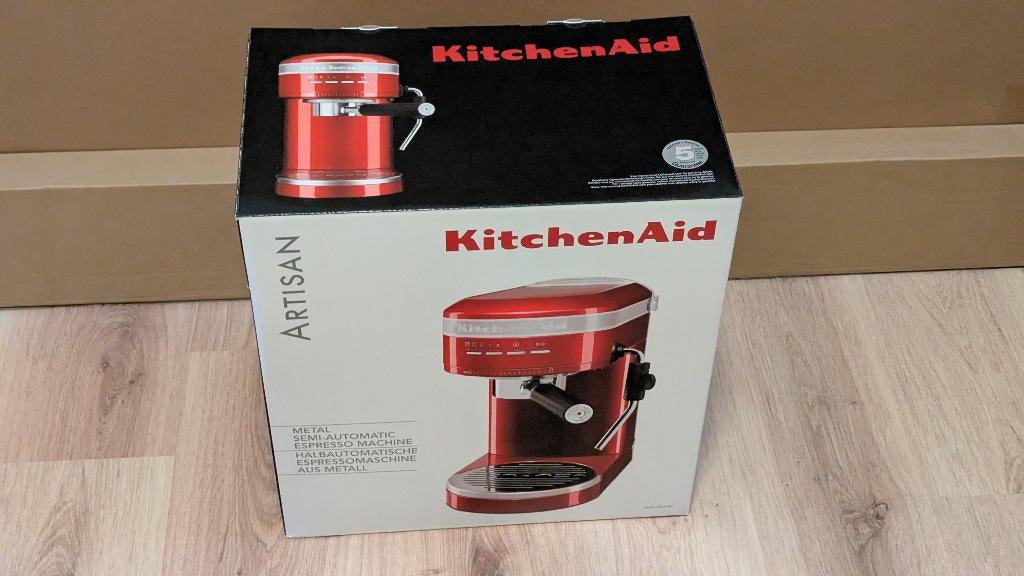 KitchenAid Artisan Espressomachine appelrood nieuw, Ophalen of Verzenden, Nieuw, Espresso apparaat