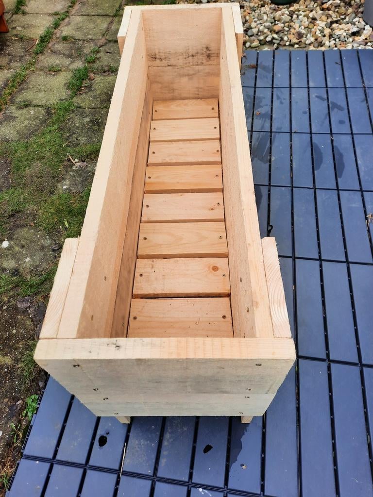 Stoere Plantenbak Steigerhout  25 euro, Ophalen, Nieuw, Vierkant, Hout