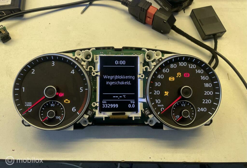 Dashboard tellerklok VW Caddy 2K5920876A, Auto-onderdelen, Ophalen of Verzenden, Gebruikt