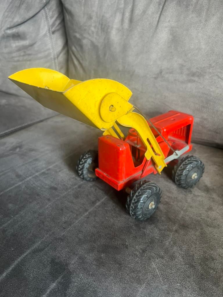 Vintage Jaren ‘50 Tri-Ang Metalen Graafmachine Engeland., Ophalen of Verzenden, Gebruikt