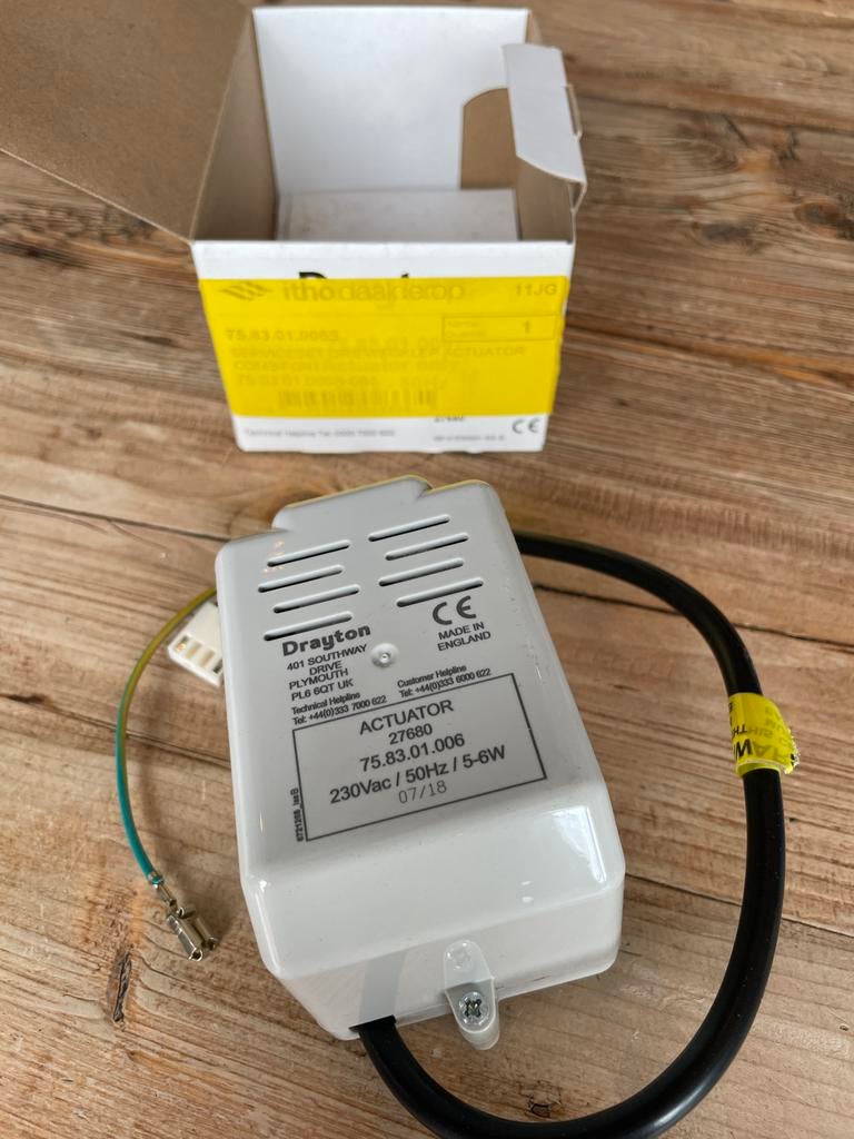 Itho Daalderop Serviceset Driewegklep Actuator, Nieuw, Minder dan 100 cm, 25 tot 50 cm, 50 tot 100 cm