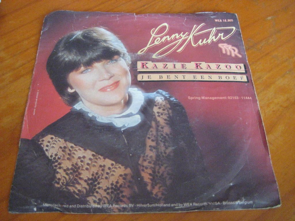 Lenny Kuhr: Kazie Kazoo, Ophalen of Verzenden, Zo goed als nieuw, Nederlandstalig, Single