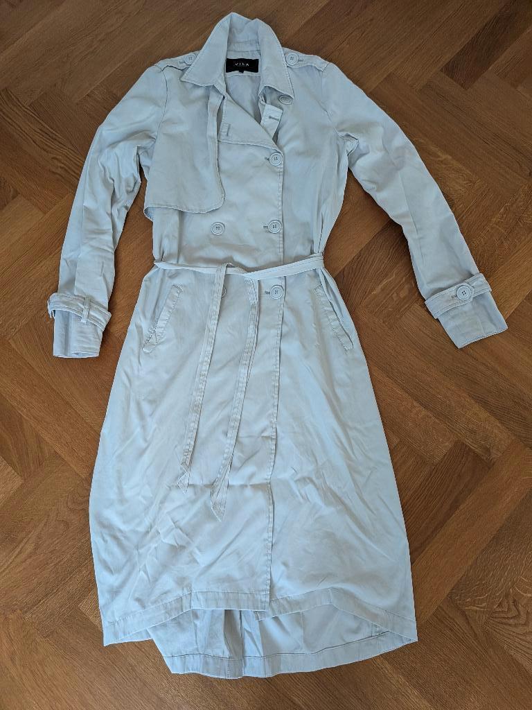 Zomerse Grijs-lichtblauwe Duster van Vila Mt S / 36, Vila, Ophalen of Verzenden, Zo goed als nieuw, Maat 36 (S)