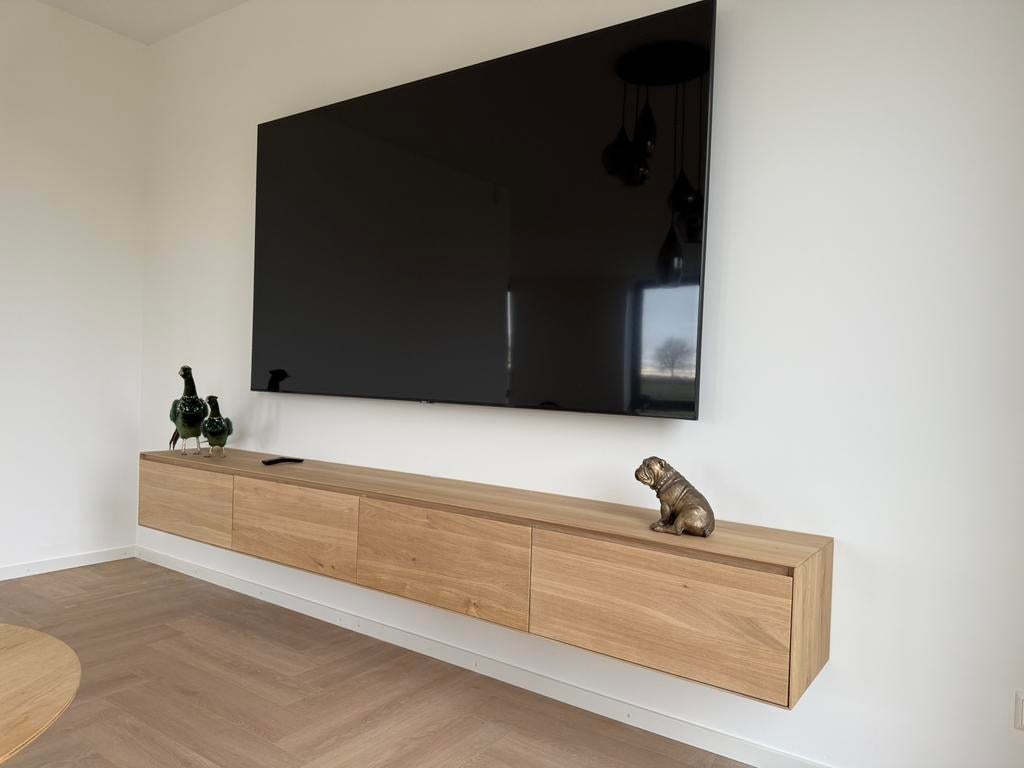 Foto 8 van Tv-meubel massief eiken tv meubels diverse maten tv kasten