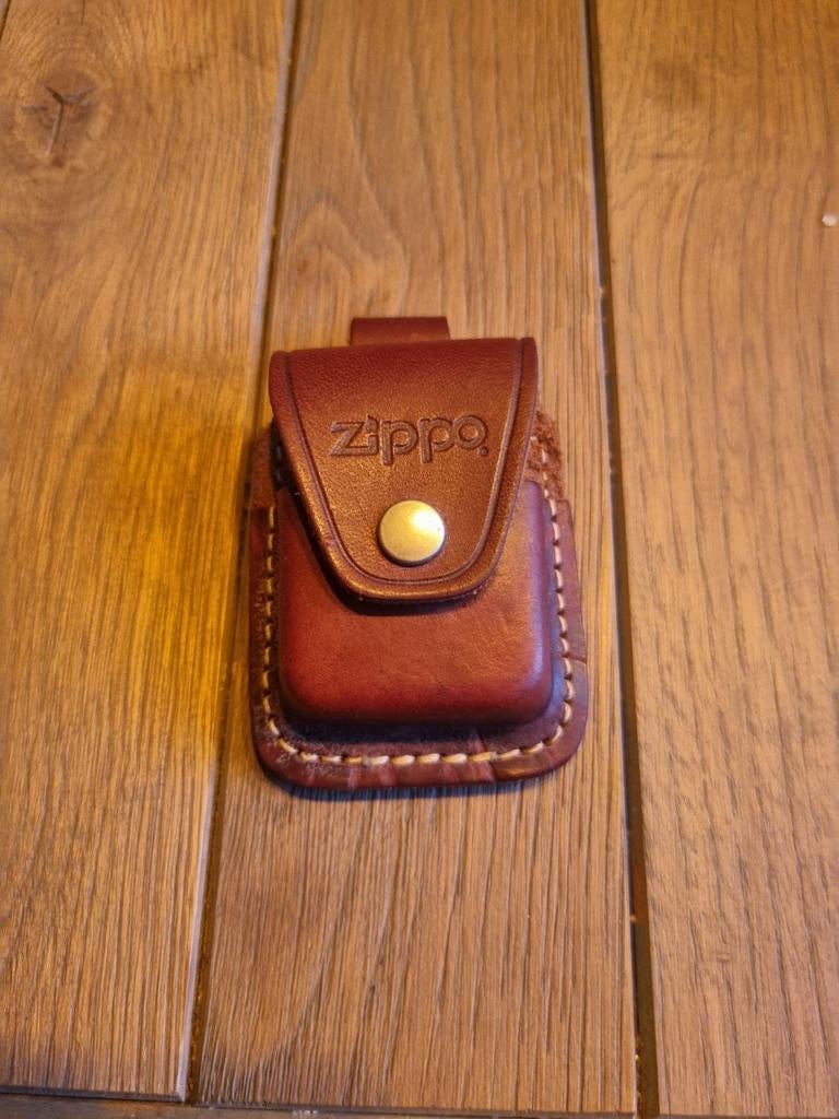 Zippo Riem Tasje, Zippo, Effen, Bruin, Ophalen of Verzenden