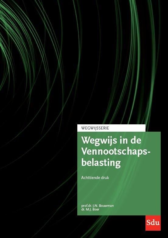 Wegwijs in de Vennootschapsbelasting, Ophalen of Verzenden, Sdu, Gamma, WO