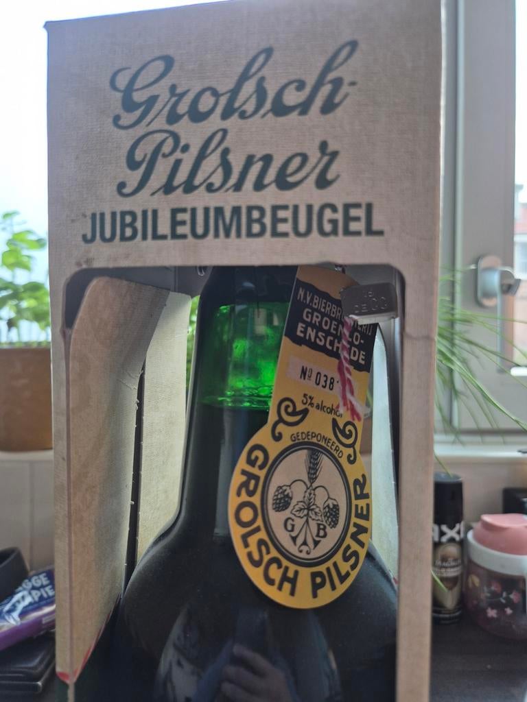 Grolsch jubileumbeugel 400 jaar Nr.03813 in originele doos, Ophalen of Verzenden, Nieuw