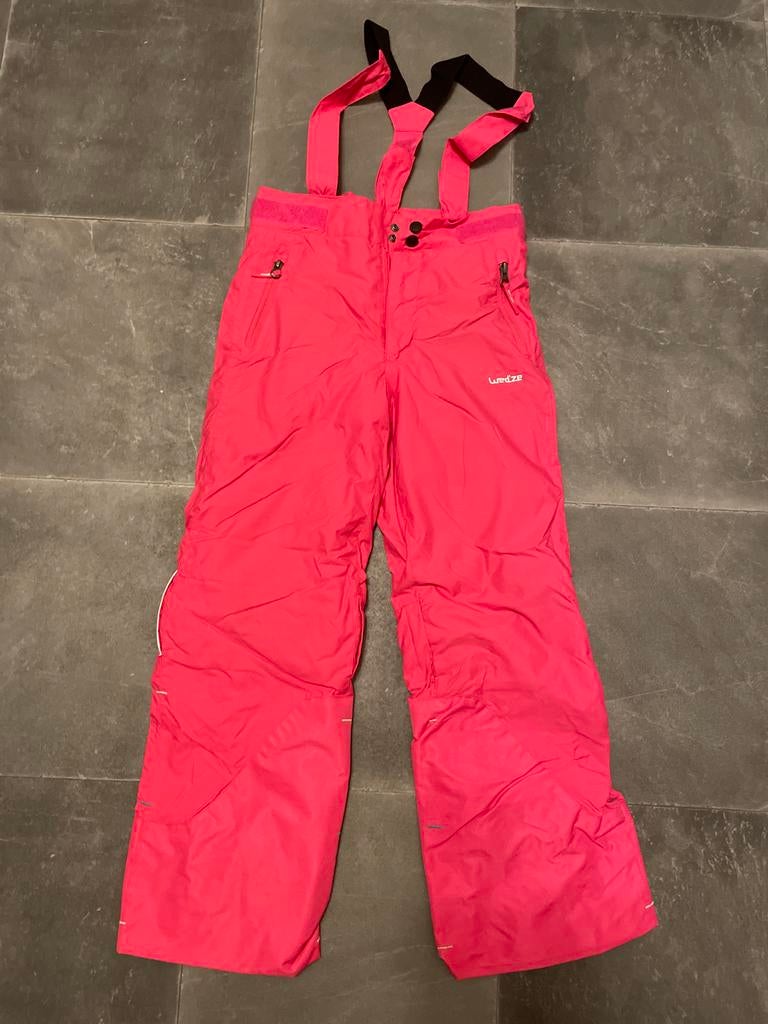 Wedze Skibroek Roze Maat 134/140 ZGAN, Ophalen, Zo goed als nieuw, Maat 34 (XS) of kleiner, Broek
