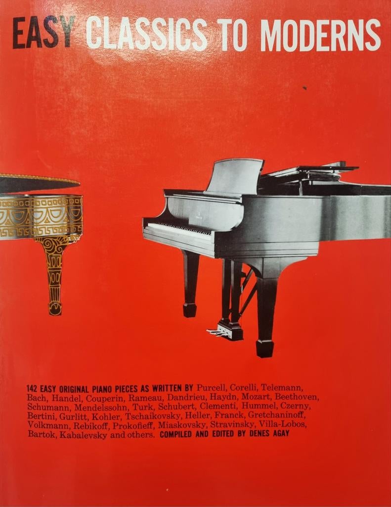 Easy Classics to Moderns - Pianomuziek, Gebruikt, Klassiek, Ophalen of Verzenden, Keyboard