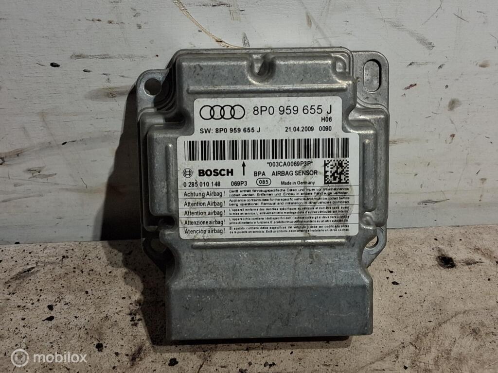 Airbag module Audi A3 8P 1.4 TFSI ('03-'12) 8P0959655J, Audi, Gebruikt, Audi, Ophalen of Verzenden