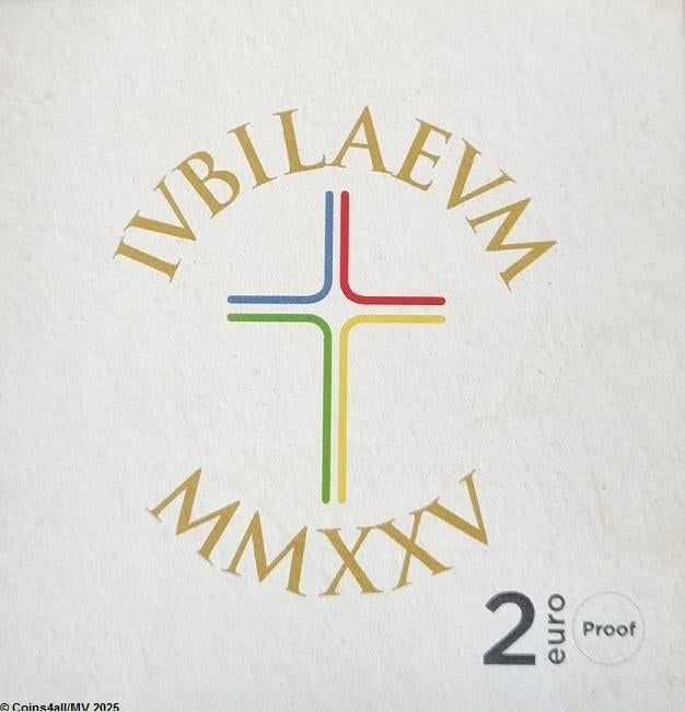 Italië 2 euro 2025: Heilig Jaar 2025, Proof, Ophalen of Verzenden, Italië, 2 euro, Setje