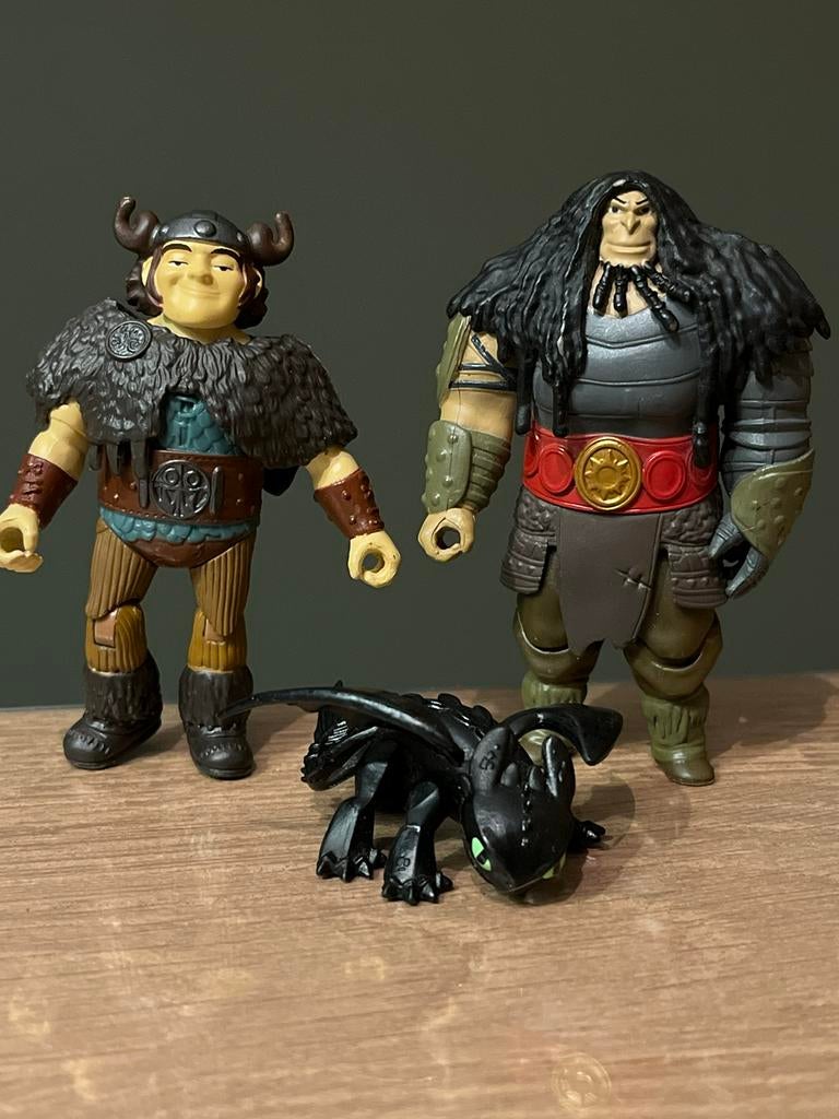 Leuke set How to Train Your Dragon, Verzamelen, Poppetjes en Figuurtjes, Ophalen of Verzenden, Zo goed als nieuw