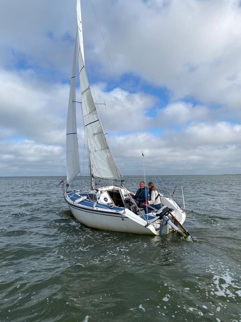 Jantar 21 kajuitzeilboot, Ophalen, Gebruikt, Polyester, Benzine