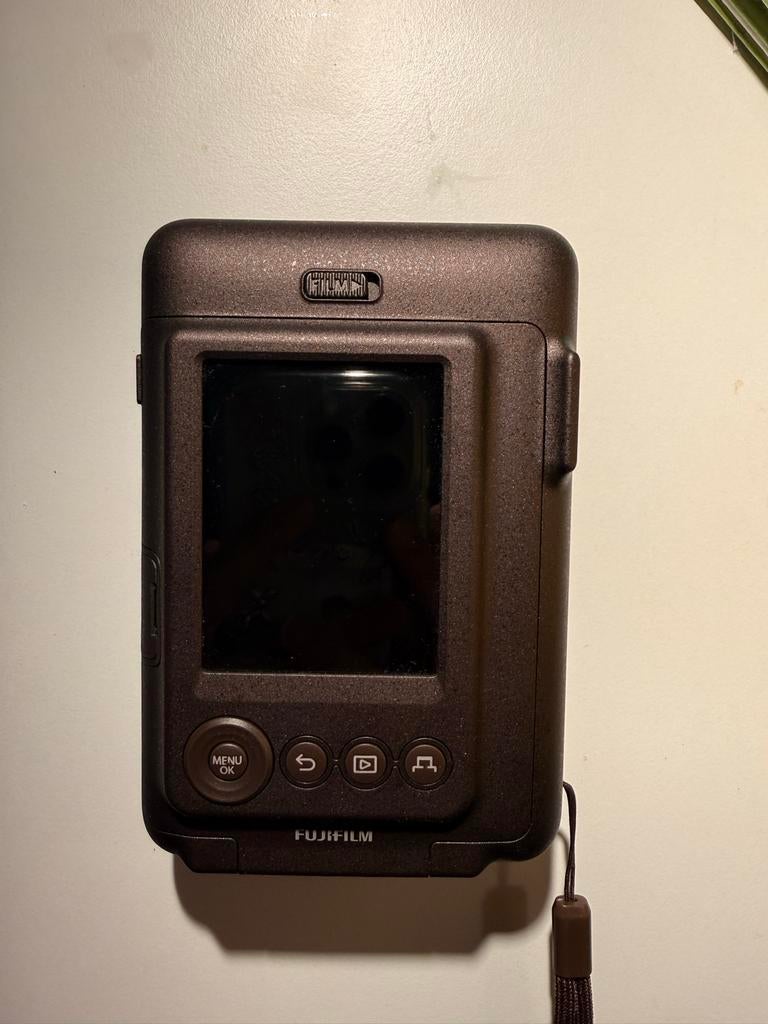 Instax mini Liplay - Nieuwstaat + 5 films!, Compact, Ophalen of Verzenden, Zo goed als nieuw, Fuji